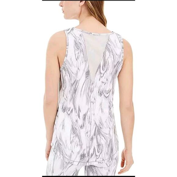 Ideology Women Large Marble Swirl Tank Top RapiDry - Picture 3 of 9
